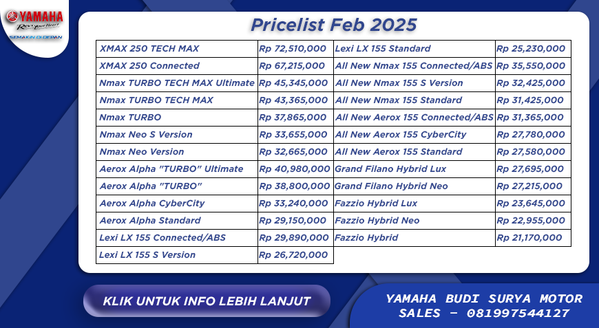 promo yamaha budi surya